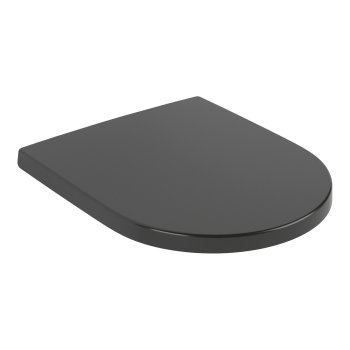 Крышка для унитаза Villeroy & Boch Subway 3.0, Soft Close, Quick Release, дюропласт, чёрный матовый